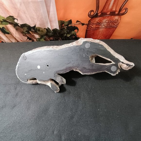 EUC: Silver Stunning Tiger Sze see decription Statues Home Decor Set of 2 - Picture 7 of 9